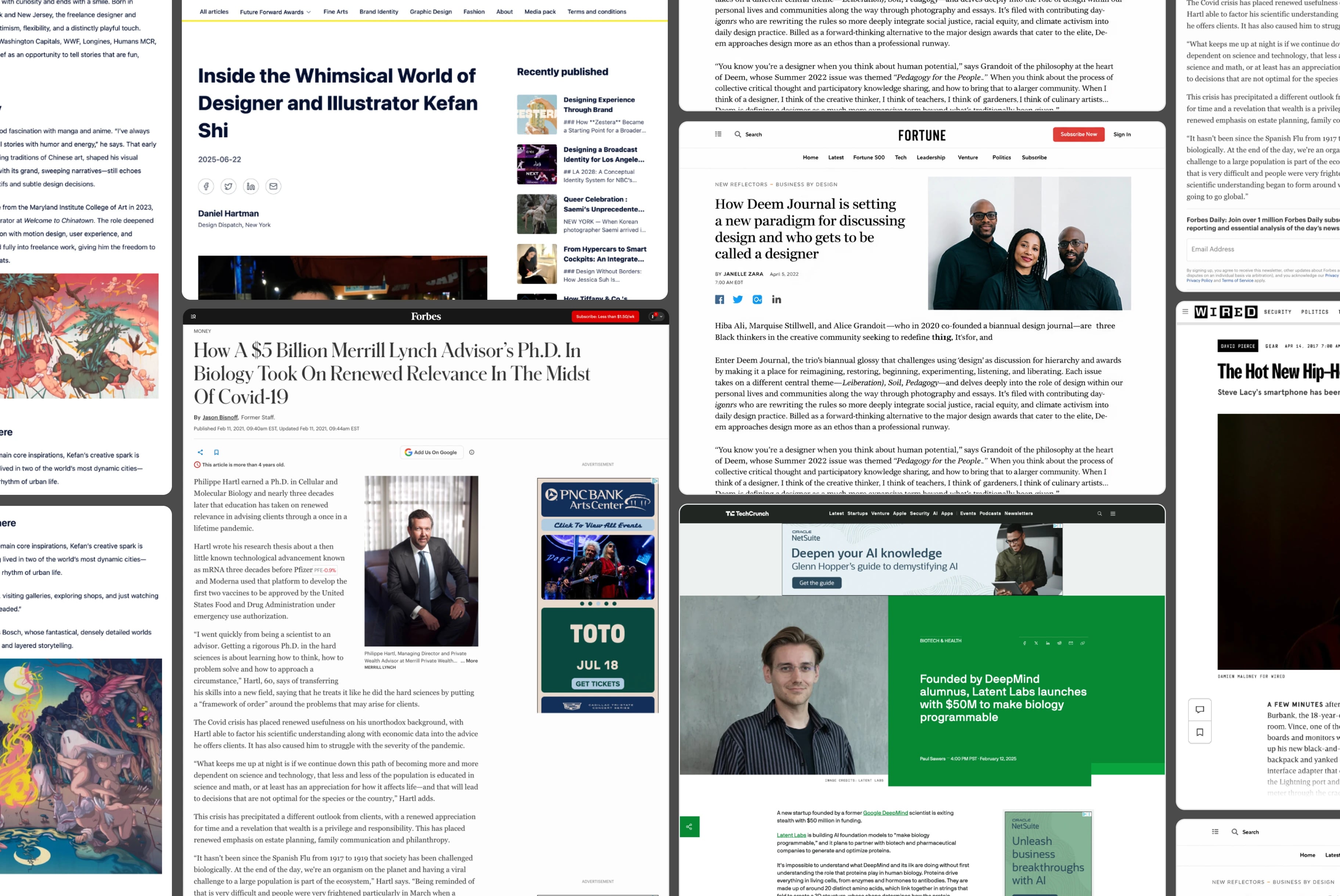 Press coverage for extraordinary professionals