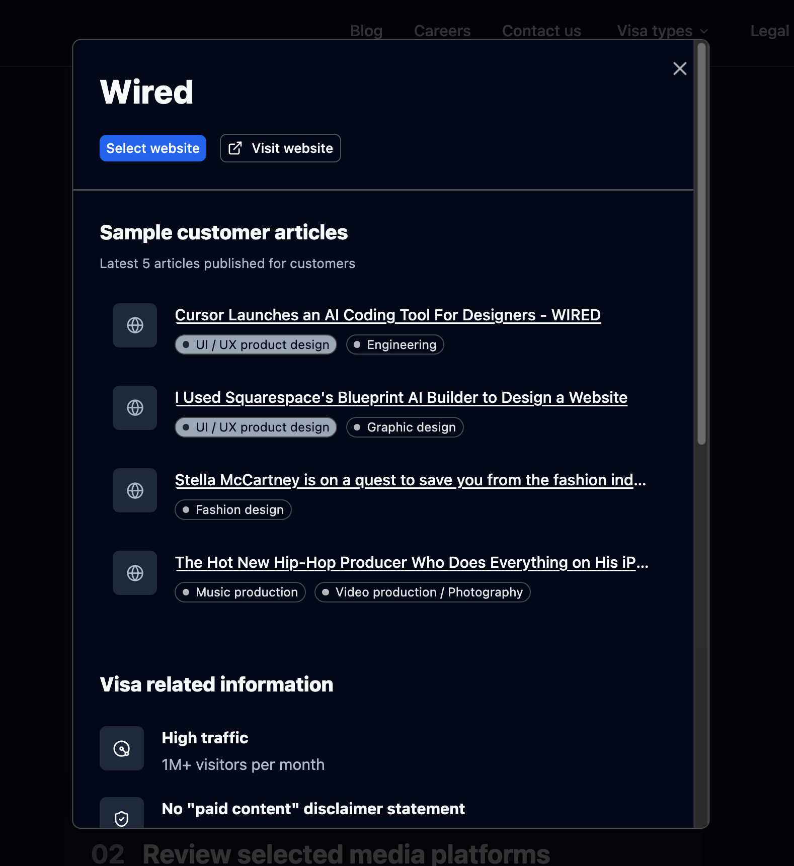 Media outlet details