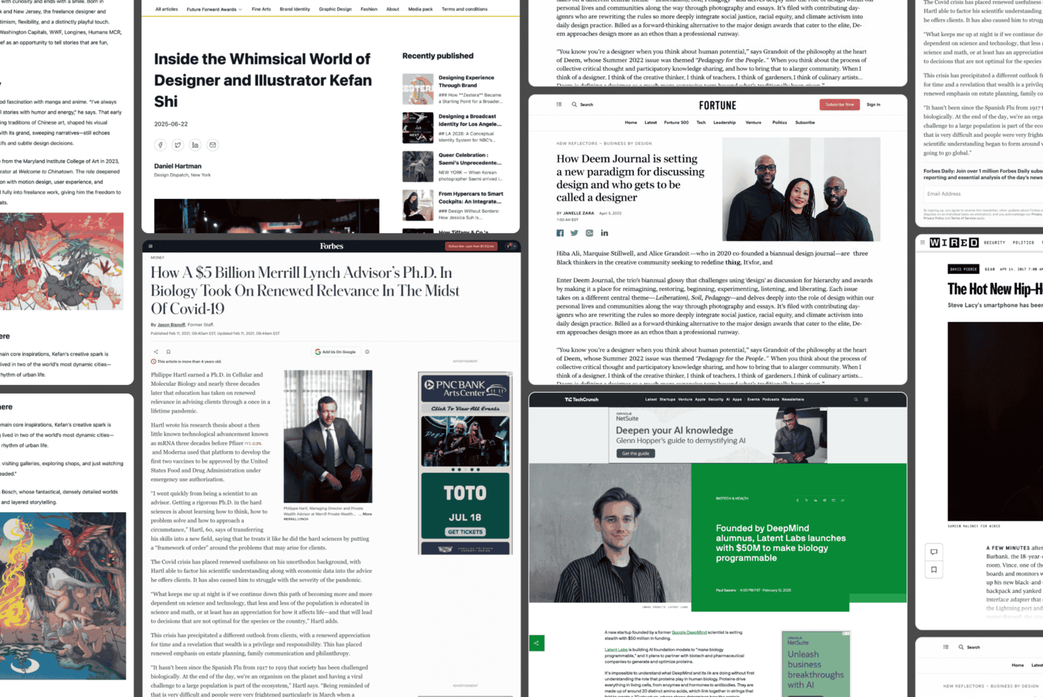 Publish articles for your visa application